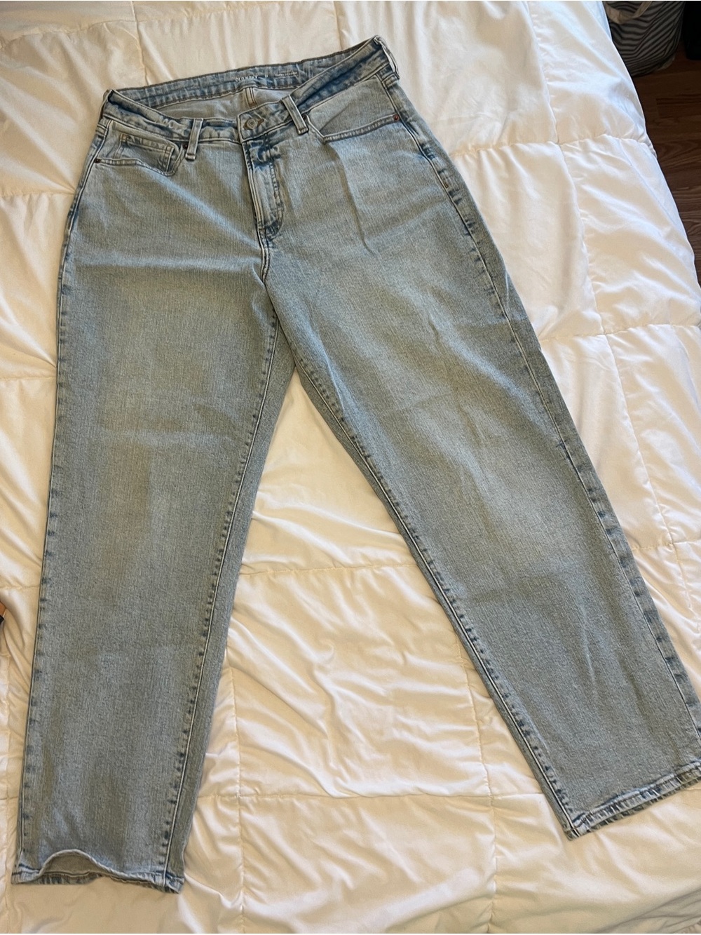 Old Navy Light Blue Denim Jeans Curvy OG loose fit